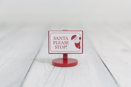 The Fairy Door | Santa Please Stop Sign