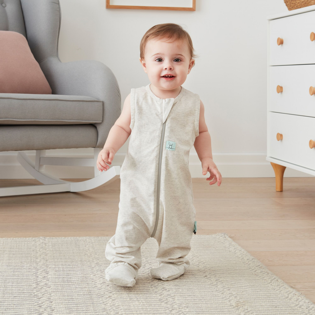 ergoPouch Sleep Onesie 0.2 tog Grey Marle