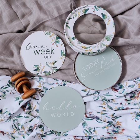 Snuggle Hunny Kids | Milestone Cards | Eucalypt and Sage - Image 4