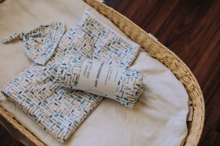 Organic Baby Love | Organic Swaddle with Beanie | Tools - Image 12