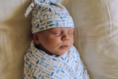 Organic Baby Love | Organic Swaddle with Beanie | Tools - Image 13