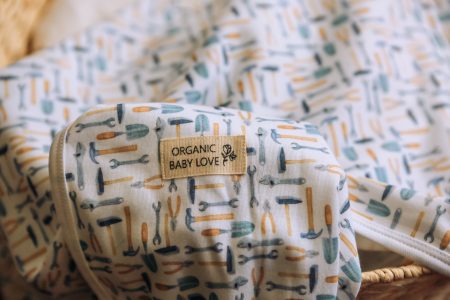 Organic Baby Love | Organic Swaddle with Beanie | Tools - Image 2