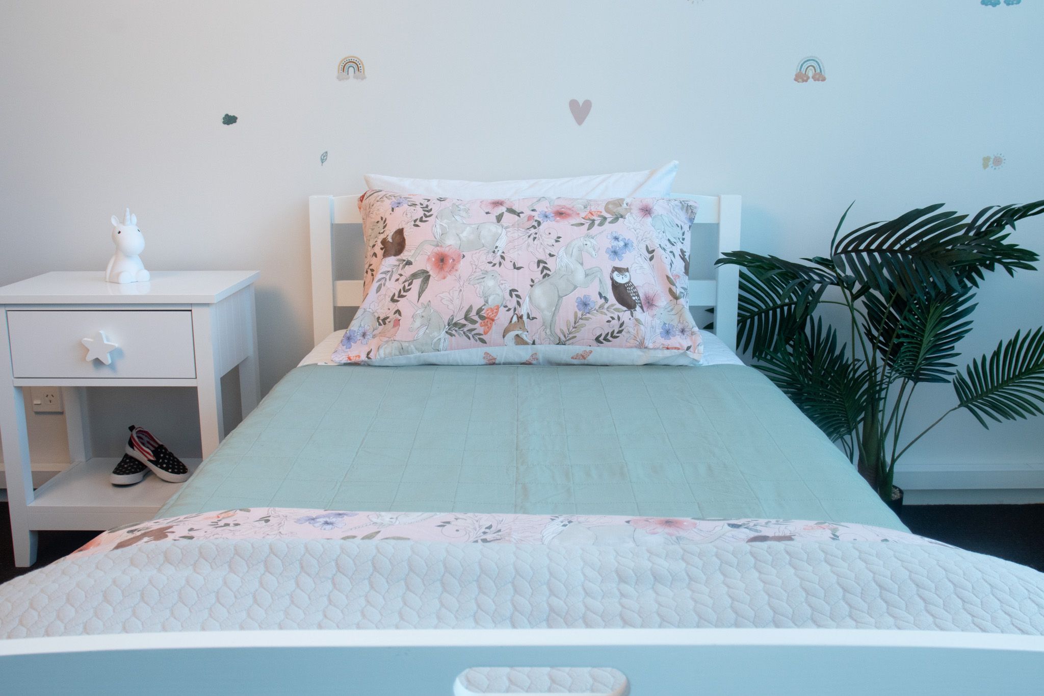 Brolly Sheet | Helps with toilet training | Single | Moss